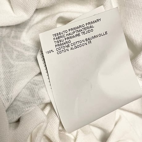MADE IN ITALY製 DSQUARED2 スカル柄半袖クルーネックTシャツ ホワイト Sサイズ