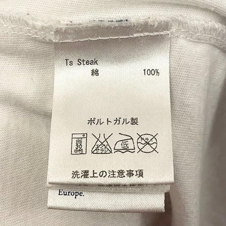 MADE IN PORTUGAL製 COMMUNE DE PARIS 1871 半袖プリントTシャツ ホワイト Mサイズ