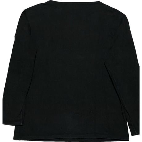 MADE IN FRANCE製 SAINT JAMES コットンボートネックシャツ ブラック S/Mサイズ