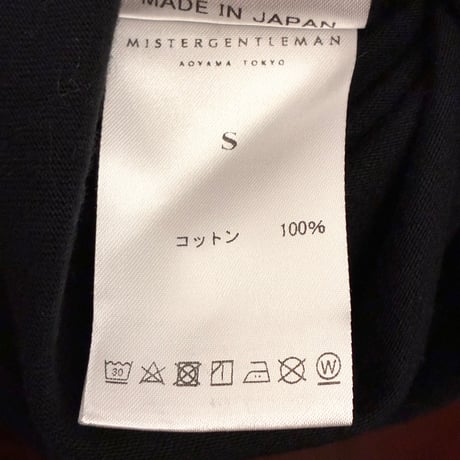 MADE IN JAPAN製 MISTERGENTLEMAN 「CITYFADE」 プリント入り オーバーサイズ 長袖Tシャツ ブラック Sサイズ