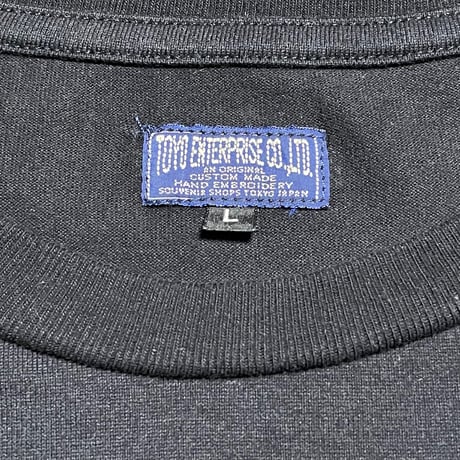 TOYO ENTERPRISE スカジャンデザインTシャツ ブラック Lサイズ