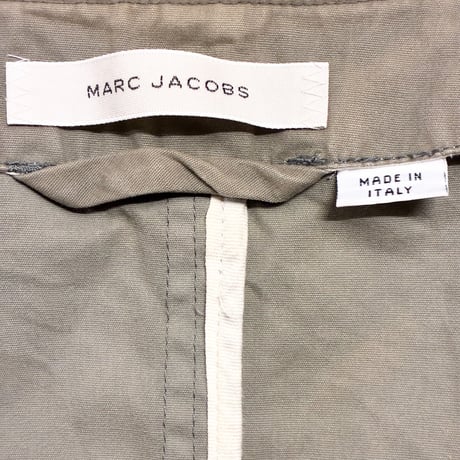 MADE IN ITALY製 90s～00s MARC JACOBS コットンアーミーベスト カーキ 44サイズ