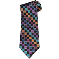 MADE IN ITALY製 Brioni HANDMADE ジャガード織り総柄シルクネクタイ