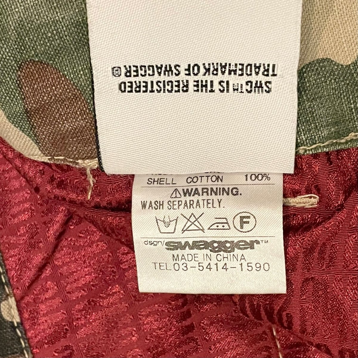 swagger スワッガー ワッペン付き カーゴパンツ サマーメンズニッカーズカーゴパンツ[TS DESIGN(藤和)/5034] S