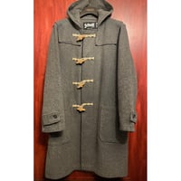 【エドウィン商事取り扱い】 MADE IN USA製 Schott NYC ウールダッフルコート グレー Mサイズ