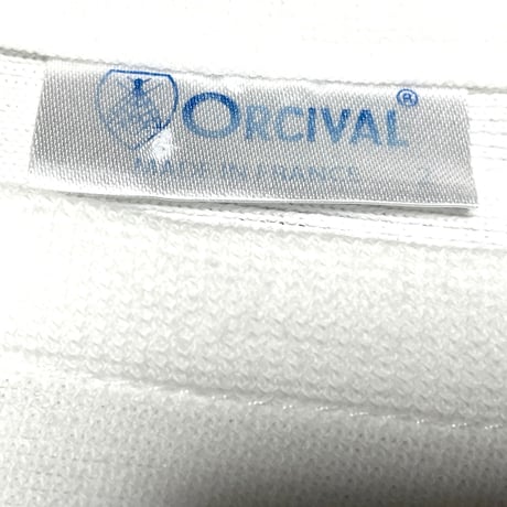 MADE IN FRANCE製 ORCIVAL ボーダー柄バスクシャツ ホワイト×ブルー 2サイズ