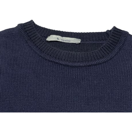 MADE IN JAPAN製 JOURNAL STANDARD 半袖ニットシャツ ネイビー Mサイズ