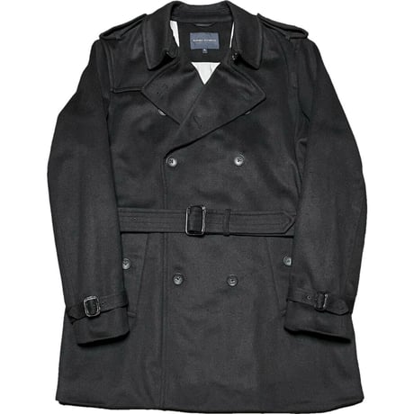 BANANA REPUBLIC ウールトレンチコート ブラック XLサイズ