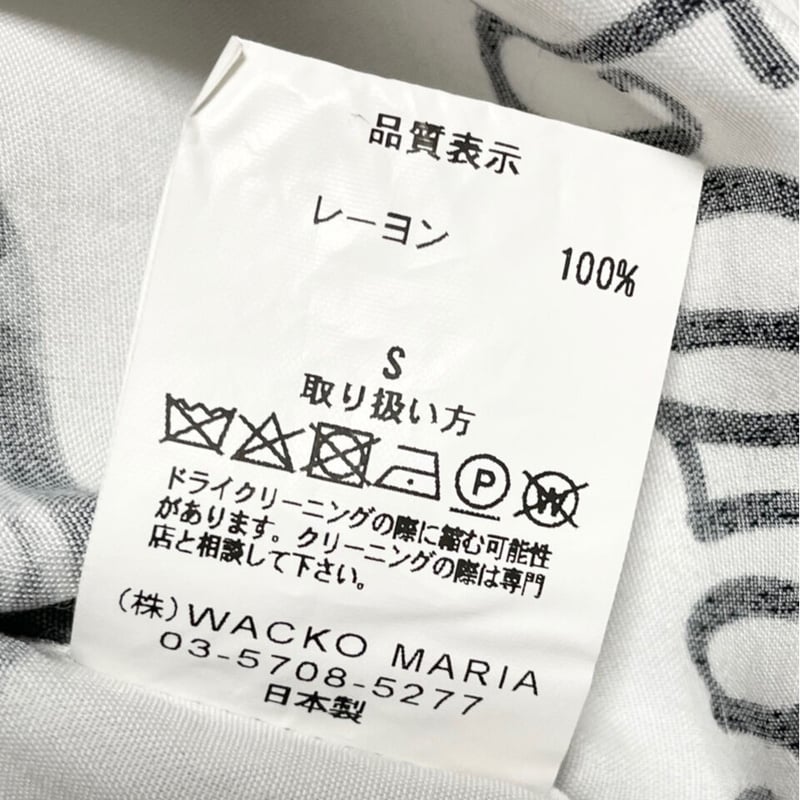 MADE IN JAPAN製 WACKO MARIA 19SSモデル ROCK A BILLY...