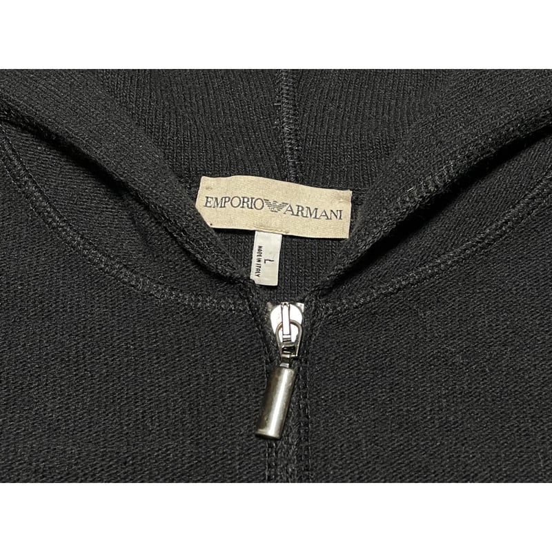 MADE IN ITALY製 EMPORIO ARMANI フルジップウールパーカー MADE IN ITALY製 EMPORIO ARMANI フルジップウールパーカー