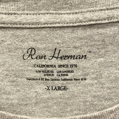 MADE IN JAPAN製 Ron Herman 半袖クルーネックTシャツ グレー XLサイズ