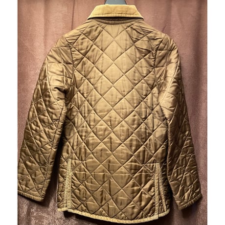 ▲訳あり商品▲ MADE IN ENGLAND製 LAVENHAM キルティングジャケット ブラウン 36/48サイズ