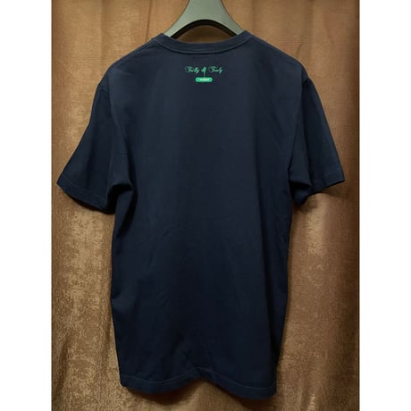 激レア MADE IN JAPAN製 SWAGGER × Trilly & Truly コラボレーション限定Tシャツ ネイビー Lサイズ