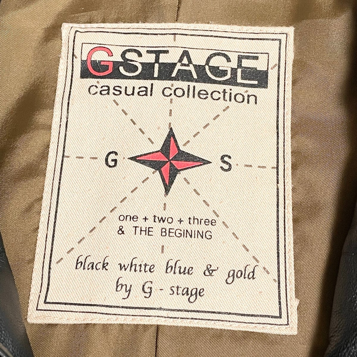 G-STAGE ラムレザーライダースジャケット ダークブラウン Mサイズ