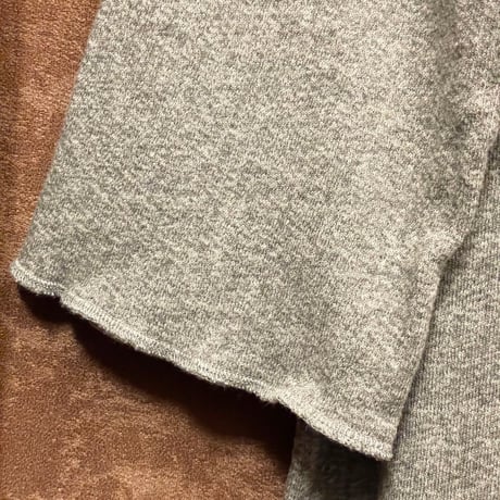 MADE IN USA製 Niche. 七分袖スウェットTシャツ グレー Sサイズ