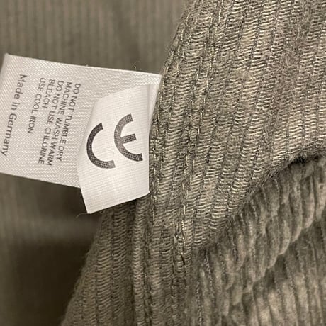 MADE IN GERMANY製 KEMPEL コーデュロイライダースジャケット オリーブ 46サイズ