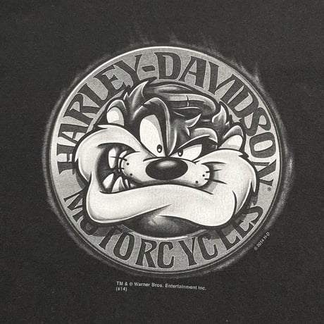 HARLEY-DAVIDSON × Warner Bros コラボレーション半袖Tシャツ ブラック Lサイズ
