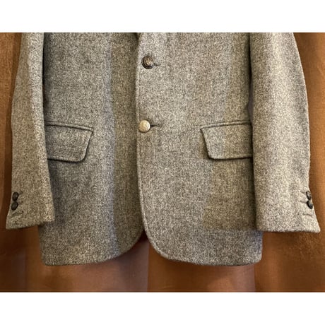 MADE IN USA製 MONITALY × Any Questions? ウールテーラードジャケット グレー 38サイズ