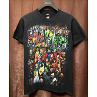 MADE IN MEXICO製 MARVEL キャラクタープリントTシャツ ブラック Sサイズ
