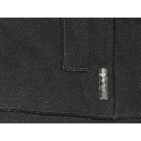 MADE IN ITALY製 EMPORIO ARMANI フルジップウールパーカー ブラック Lサイズ