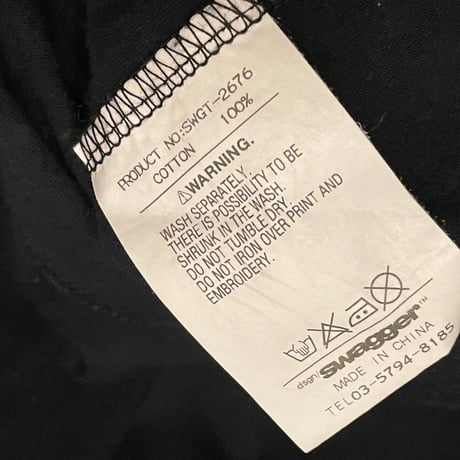 SWAGGER JESUSデザイン プリントTシャツ ブラック Lサイズ