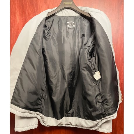 MADE IN MOROCCO製 agnes b SPORT 中綿フルジップジャケット グレイッシュブルー Mサイズ