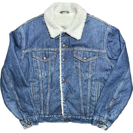 MADE IN USA製 LEVI'S デニムボアジャケット 70608-0216 インディゴ 42サイズ