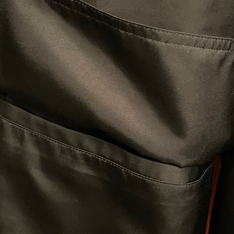 MADE IN FRANCE製 agnes b. ナイロンPコート ブラック 1サイズ
