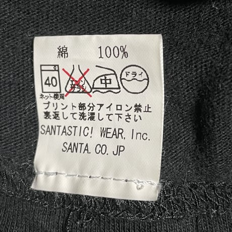 MADE IN JAPAN製 SANTASTIC! SARU 半袖Tシャツ ブラック Sサイズ