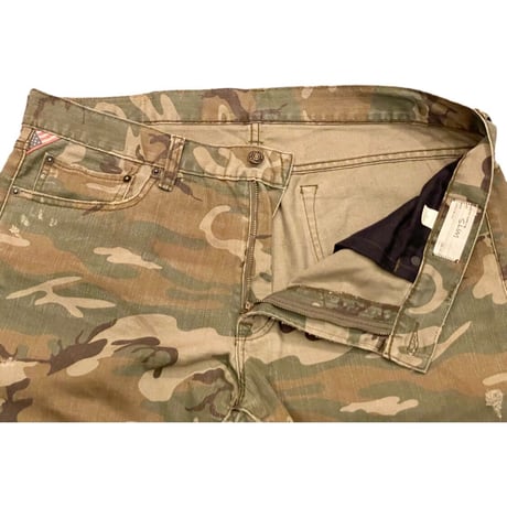 DENIM & SUPPLY RALPH LAUREN Slim Fit 迷彩柄ハーフパンツ 迷彩 W36サイズ