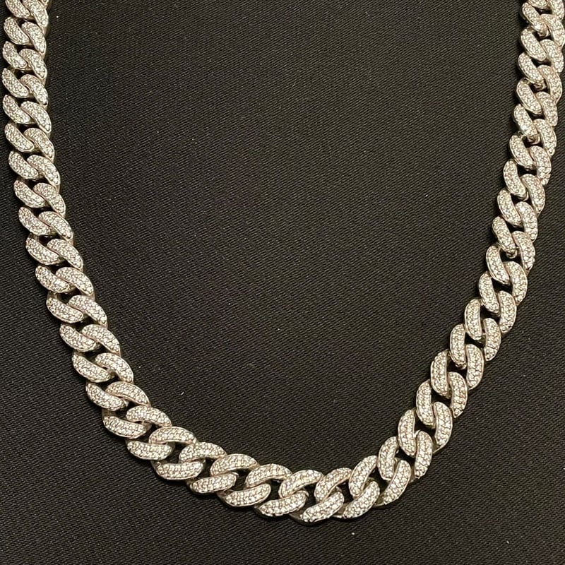 SILVER 925 マイアミキューバン ジルコニアネックレス 楽天市場】シルバー925 マイアミ キューバン ネックレス チェーン
