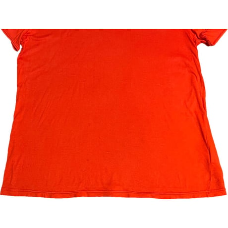 ▲訳あり商品▲ MADE IN FRANCE製 A.P.C. 半袖クルーネックTシャツ レッド 1サイズ