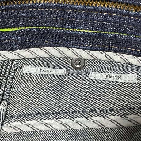 MADE IN JAPAN製 PAUL SMITH ペンキ加工デニムパンツ インディゴ Sサイズ