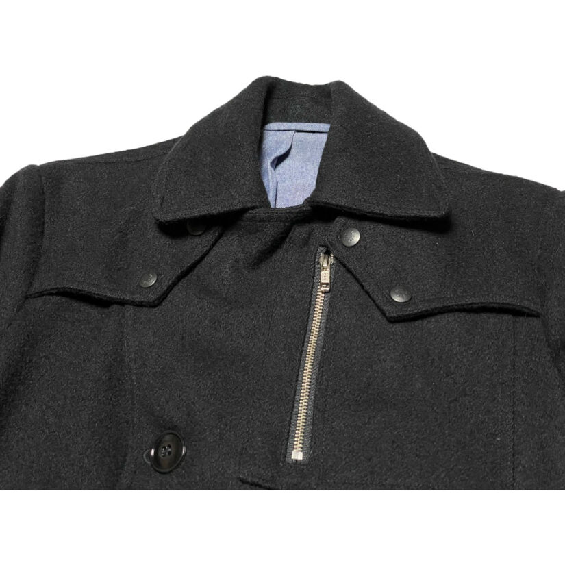 MADE IN USA製 MONITALY ウールPコート ブラック 36サイズ | Ulti