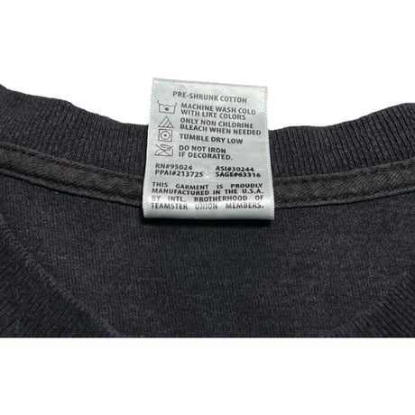 MADE IN USA製 UNION MADE ワッペン付きTシャツ ブラック XLサイズ