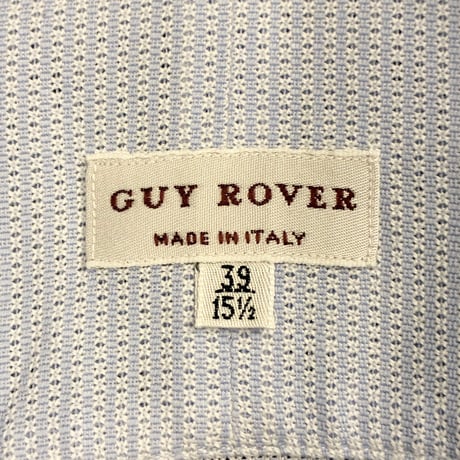 MADE IN ITALY製 GUY ROVER 長袖シャツ サックスブルー 39-15 1/2サイズ