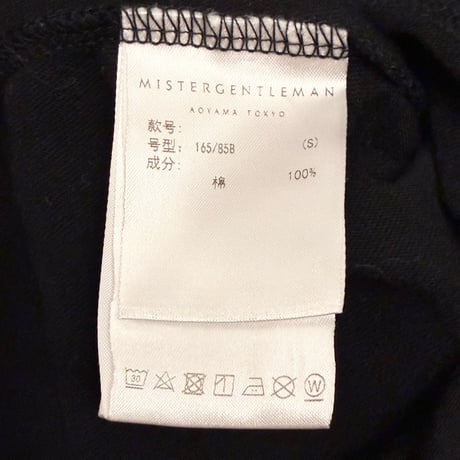 MADE IN JAPAN製 MISTERGENTLEMAN 「CITYFADE」 プリント入り オーバーサイズ 長袖Tシャツ ブラック Sサイズ