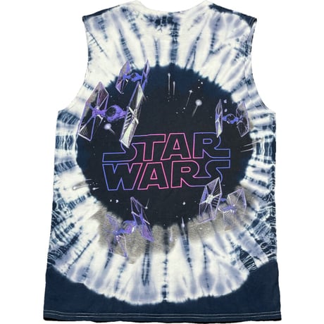 STAR WARS ダースベーダータイダイ染めノースリーブTシャツ マルチカラー Sサイズ