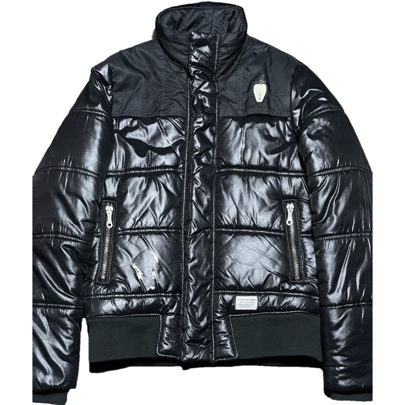 G-STAR RAW ライダース型ダウンジャケット ブラック Sサイズ G-STAR RAW ライダース型ダウンジャケット ブラック Sサイズ