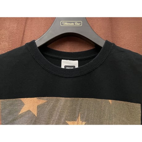 MADE IN JAPAN製 SWAGGER 星条旗柄プリントTシャツ ブラック Mサイズ