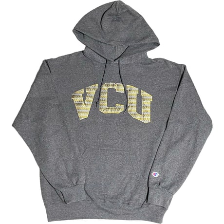 CHAMPION ECO FLEECE VCU プルオーバーパーカー チャコールグレー Mサイズ