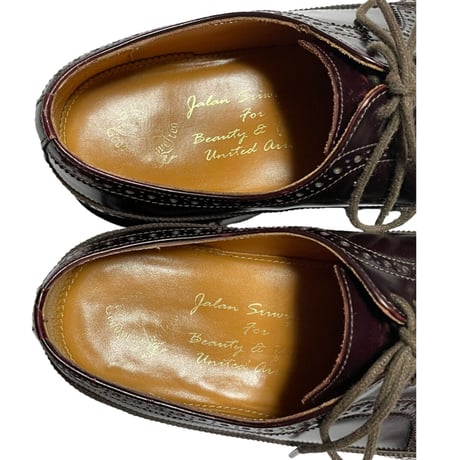 BEAUTY & YOUTH UNITED ARROWS × Jalan Sriwijaya ウイングチップシューズ バーガンディ 7サイズ/25～25.5cm