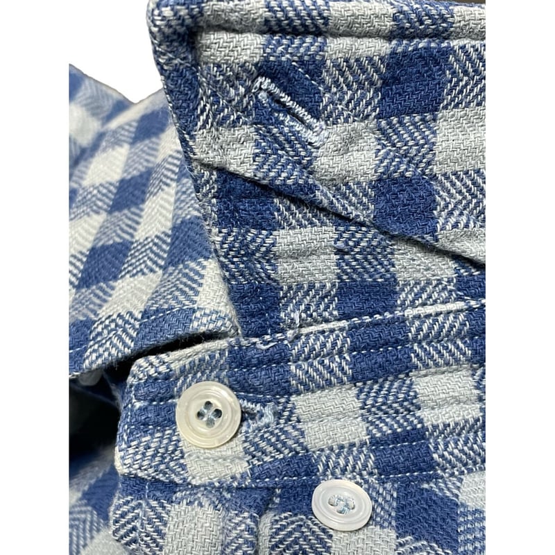 ゴールデングース　イタリア製　ギンガムチェックシャツ MADE IN ITALY製 GOLDEN GOOSE DELUXE BRAND 長袖ギンガム