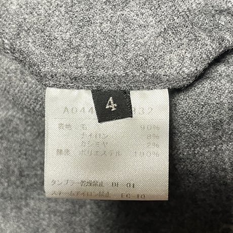 Complet per MEN'S MELROSE ウィンドウ・ペン柄 カシミヤ混ウールスラックス グレー 4サイズ