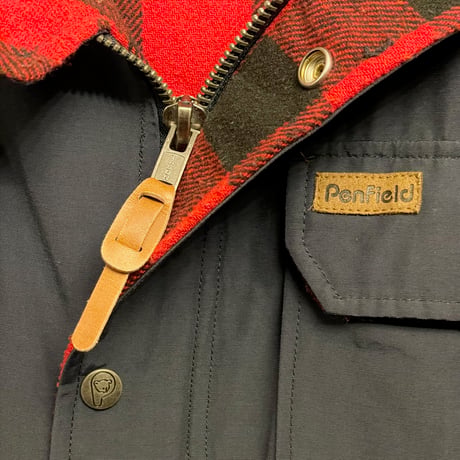【UNITED ARROWS 取り扱い】 Penfield コットンナイロンマウンテンパーカー ネイビー Mサイズ