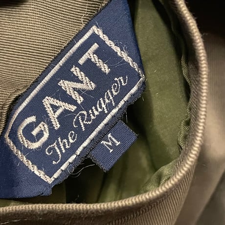 GANT The Rugger リバーシブルフルジップジャケット カーキ×レッド Mサイズ