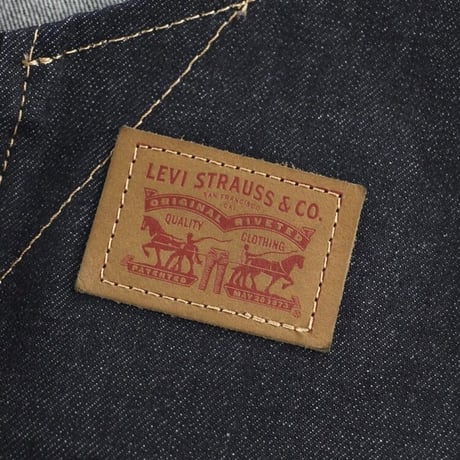 ★新品★ LEVI'S 首かけノンウォッシュデニムエプロン インディゴ Fサイズ
