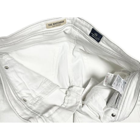 MADE IN USA製 ADRIANO GOLDSCHMIED ホワイトデニムパンツ ホワイト W30サイズ
