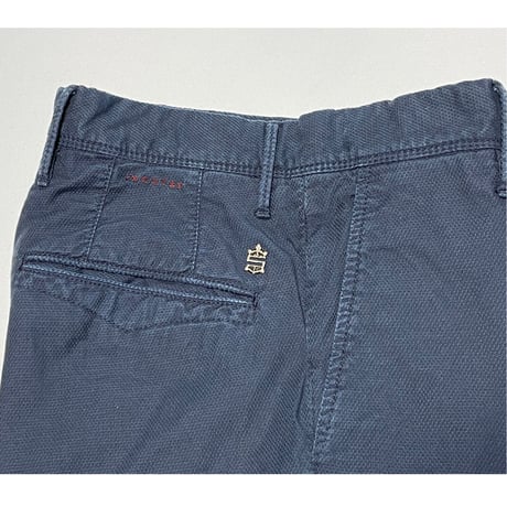 INCOTEX コットンスラックス ネイビー W29サイズ  SLIM FIT シングル仕上げ