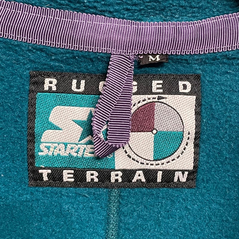 古着 90's STARTER フリース RUGGED TERRAIN MADE IN JAPAN製 90s STARTER RUGGED TERRAIN フルジップ